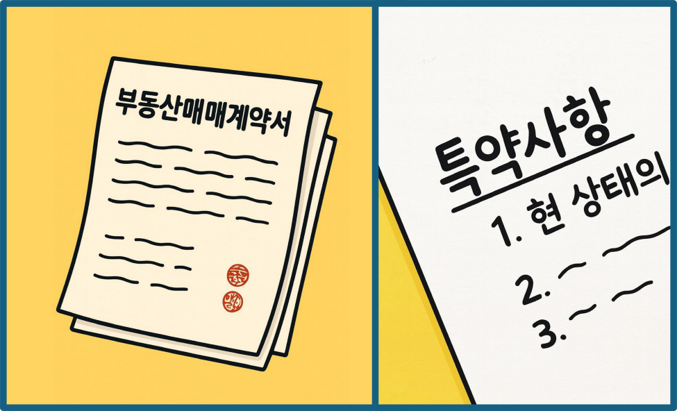 매매계약서, 매매건물하자, 상가하자, 아파트하자, 현상태시설